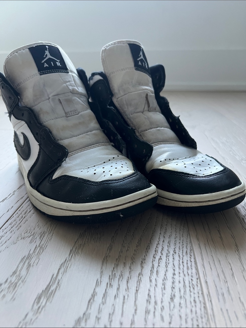 Nike Black & White High-Top Sneakers